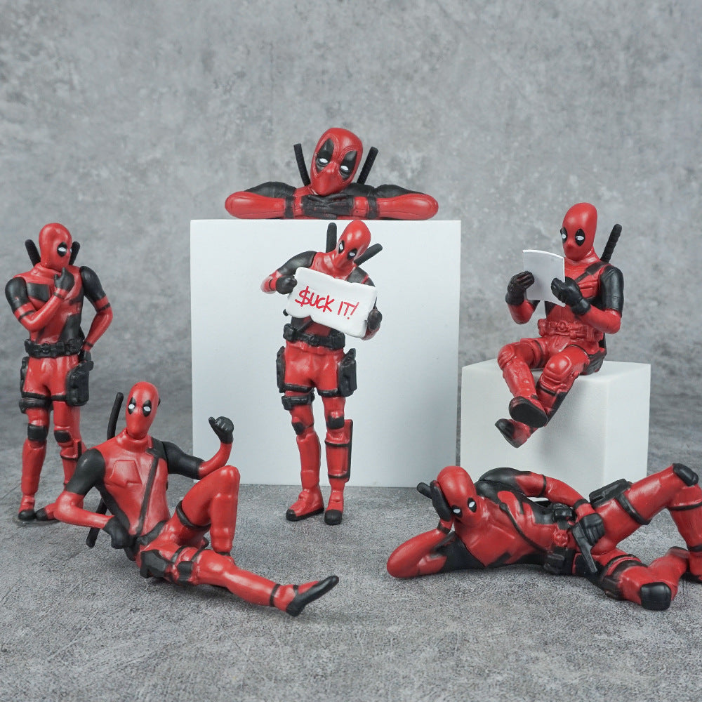 6 Deadpool Action Figures - Pack of 6