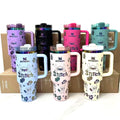 40 OZ Stitch Insulated Cup 1200ML Straw Topper as Free Gift