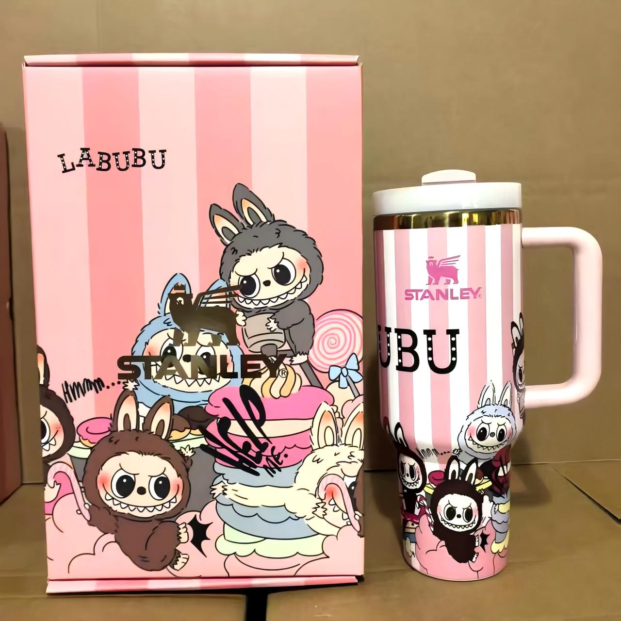 Labubu Stripe Insulated Cup 40 OZ Free Shipping