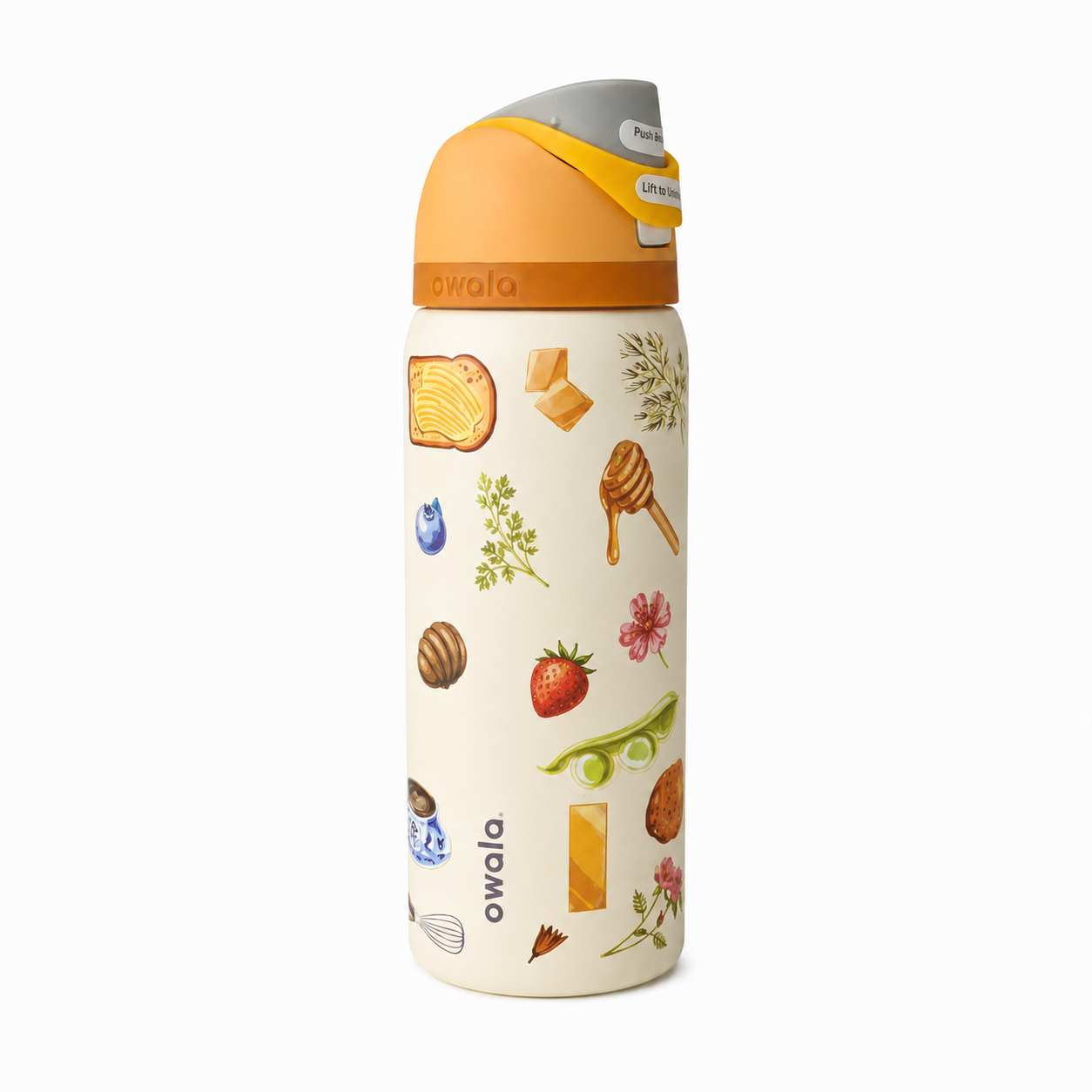 FreeSip 32oz Insulated Water Bottle | Breakfast Picnic Edition
