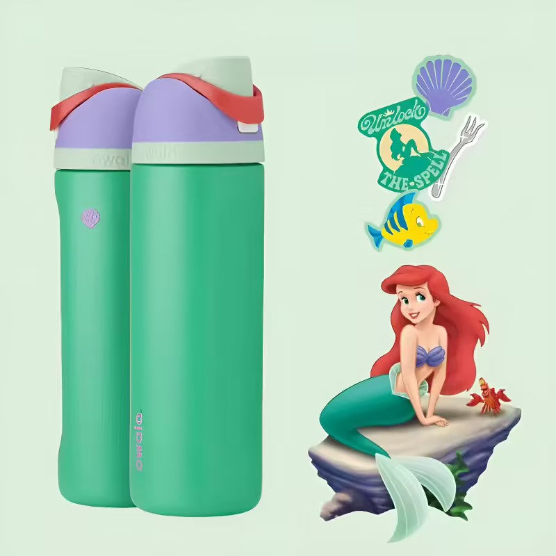 FreeSip 32oz Insulated Water Bottle | Mermaid Green Edition