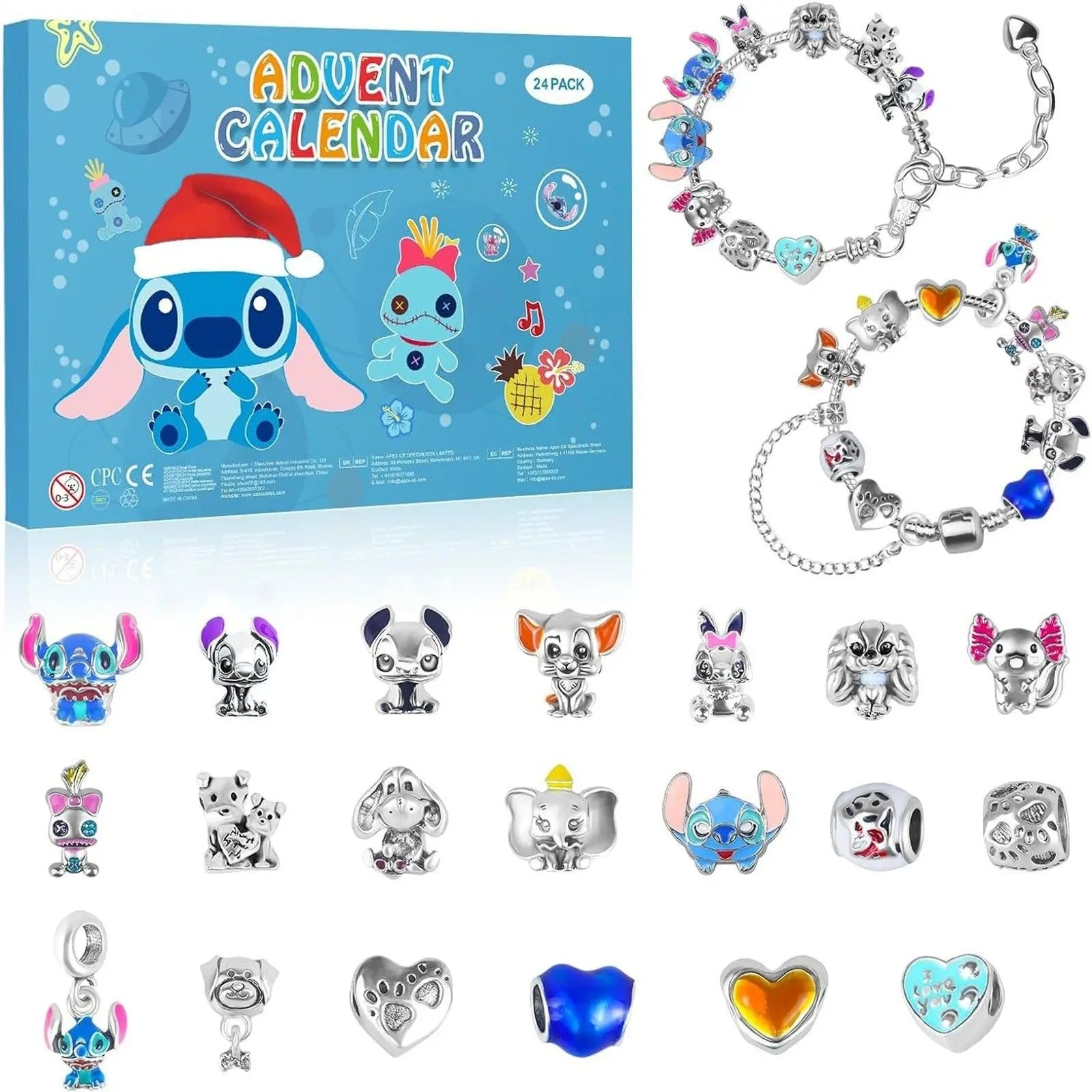 Stitch Advent Calendar Charms Best Gift
