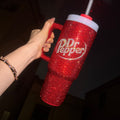 400z DrPepper Tumbler Studded With Diamonds Free Shipping