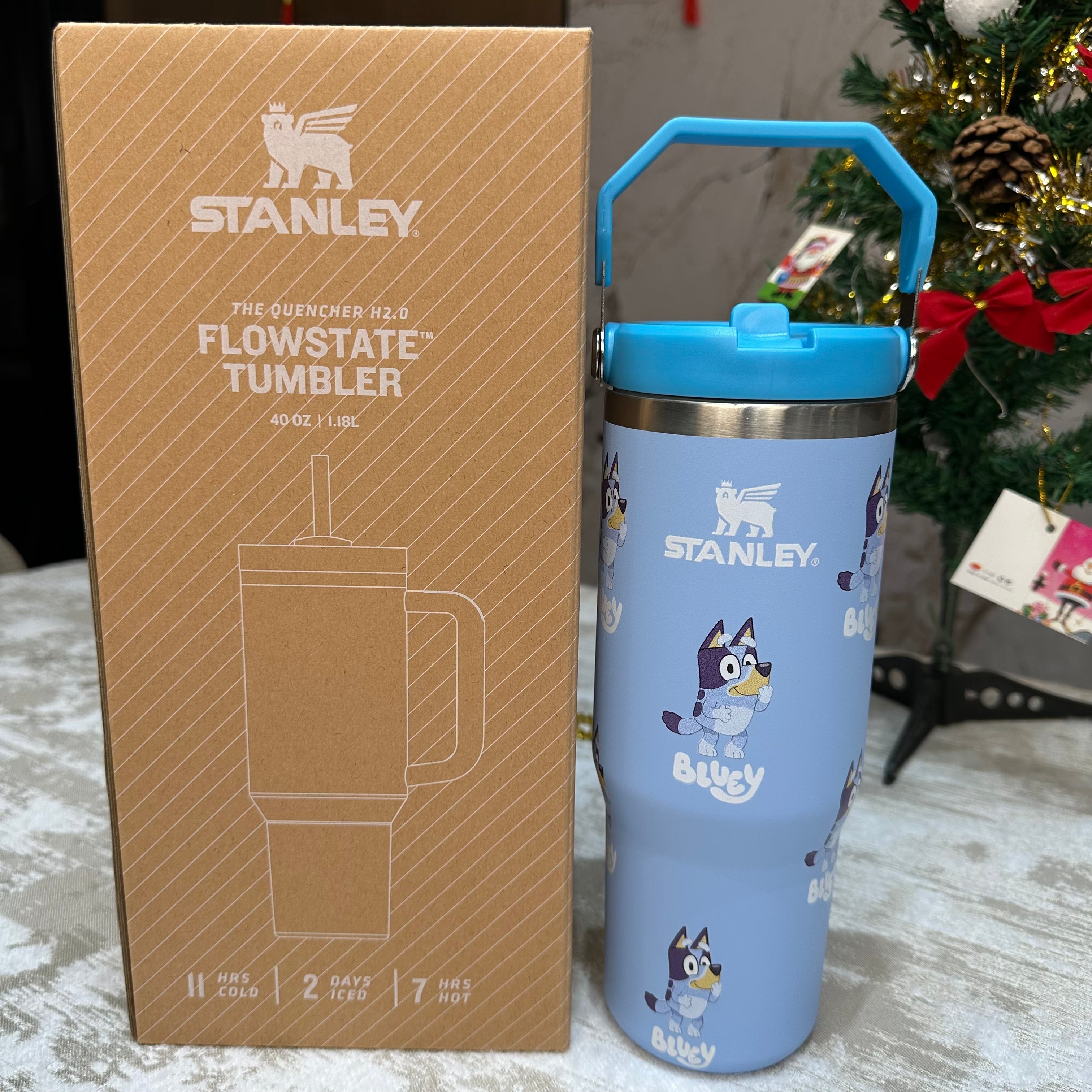Bluey Blue Insulated Cup 30 OZ Free Shipping