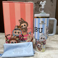 Labubu Blue Stripe Insulated Cup 40 OZ Free Shipping