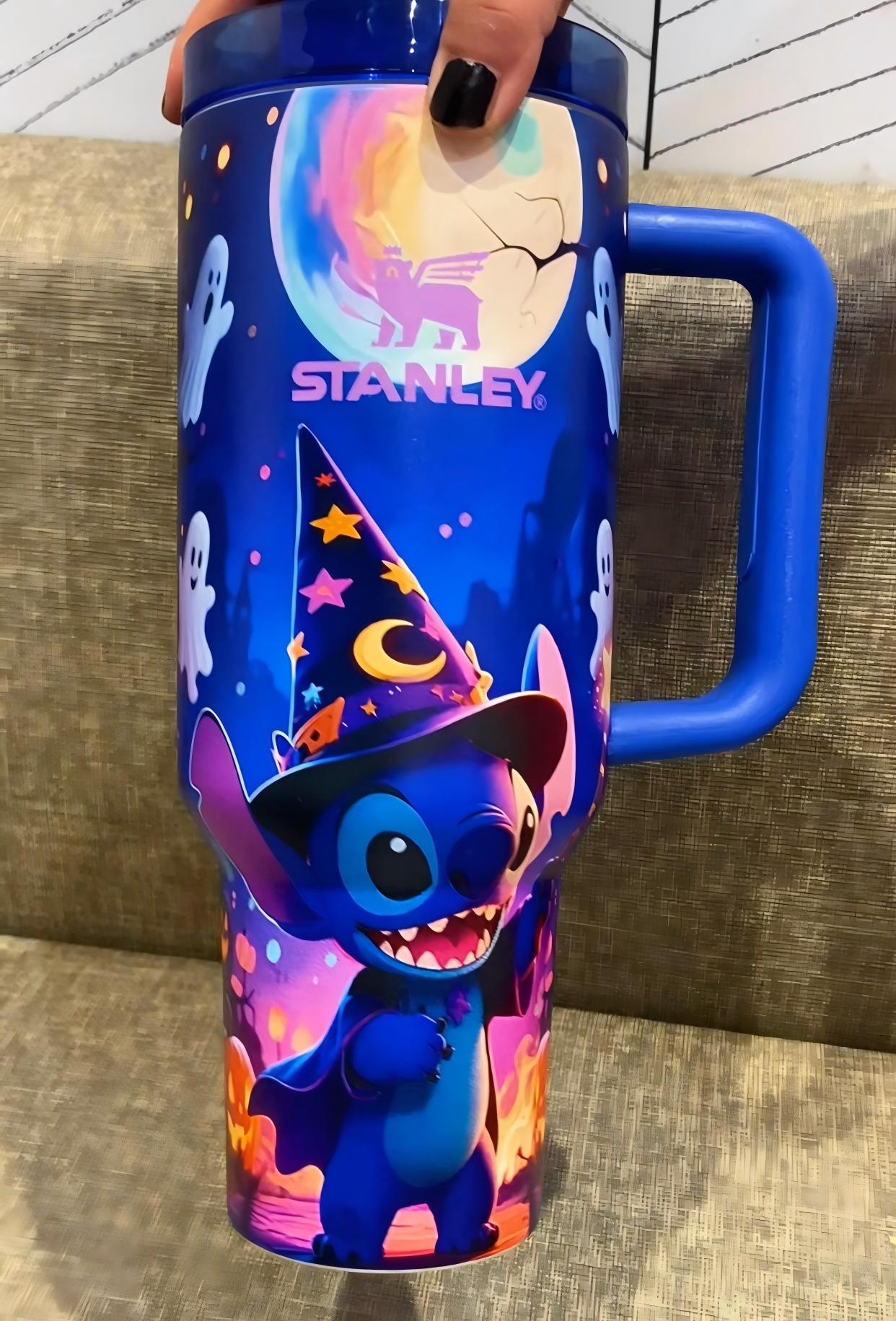 Halloween Stitch Insulated Tumbler Cup 40 OZGlow in Dark