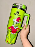 Grinch  Insulated Tumbler 40OZ Free Shippment