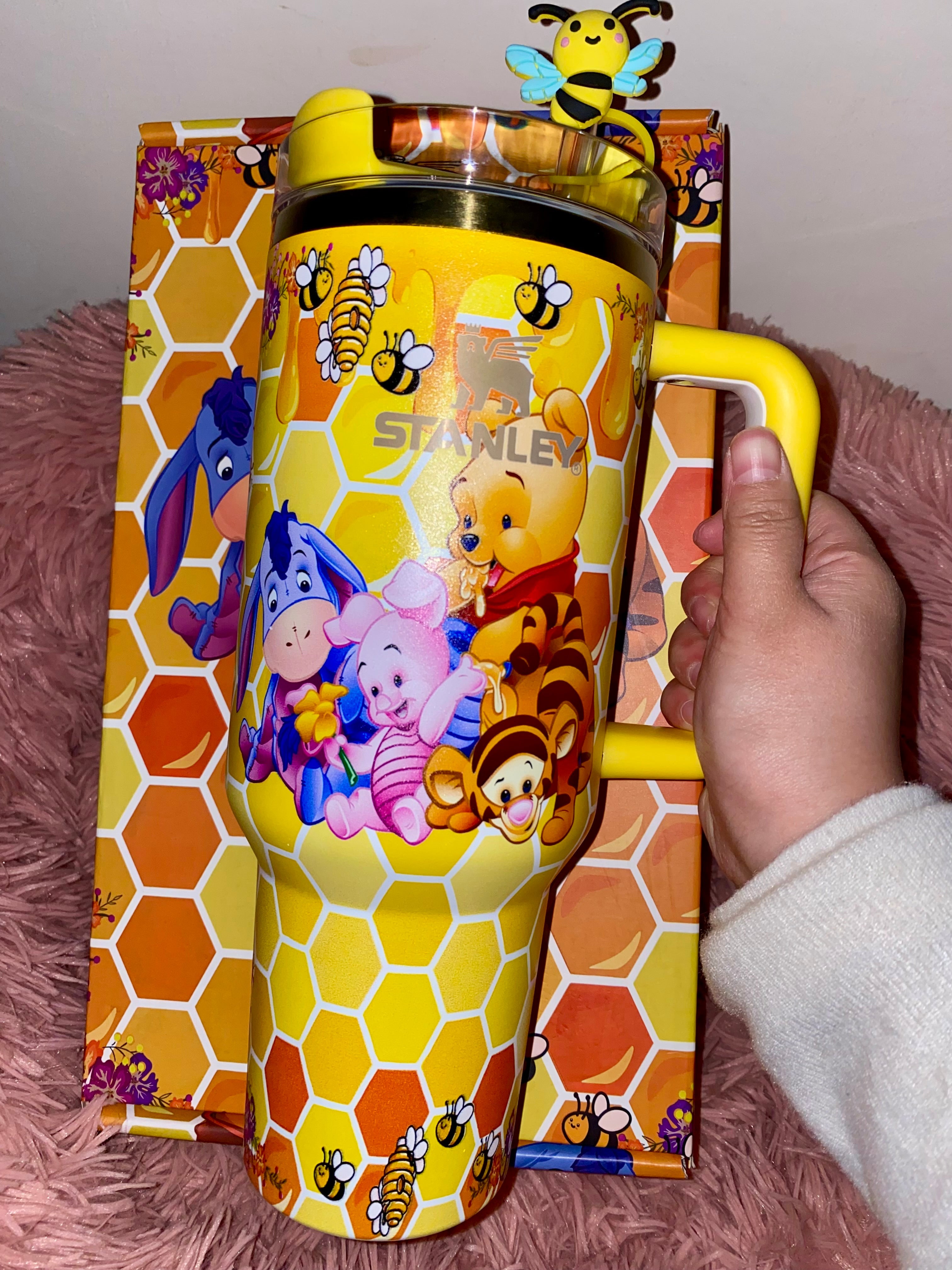 40oz Winnie The Pooh Tumbler Gift Box Free Shipping