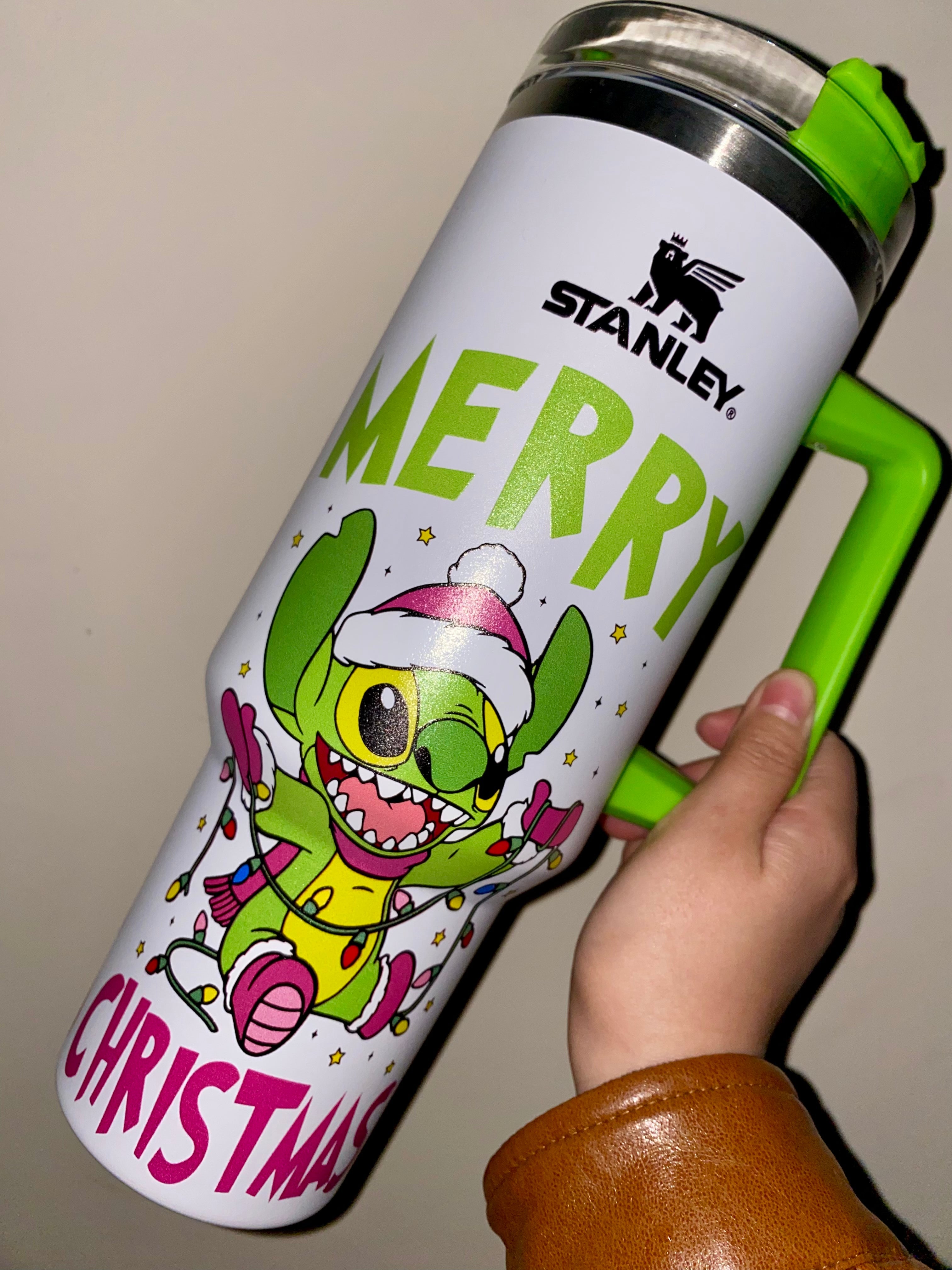 Stitch Christmas Insulated Tumbler 40OZ Free Shippment