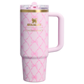 Stanley x LoveShackFancy Holiday Quencher ProTour 30oz Baby Bow Pink Peppermint
