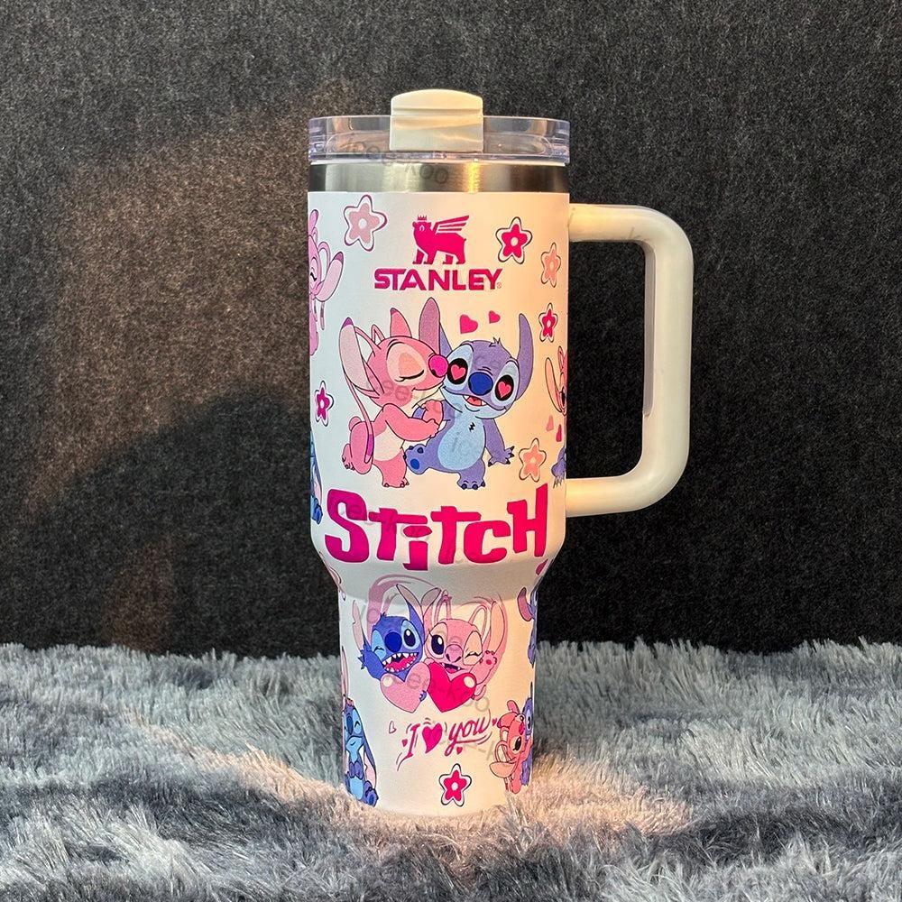 Stitch And Angel Insulated Tumbler 40oz Free Shipping